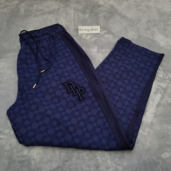 Puma X Dapper Dan Pants Mens Navy  Casual Athletic Pants  539804 06 MSRP $200 - Picture 1 of 7